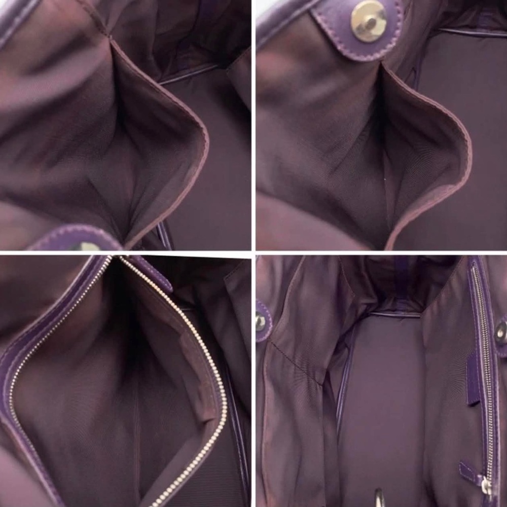 ❌SOLD❌Christian Dior Panarea Cannage Purple Tote Bag with Charm - Picture 8 of 15